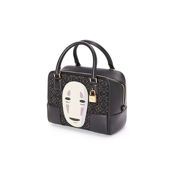 ロエベ×ジブリ コピー カオナシ アマソナ19 バッグ (アナグラムジャカード&カーフ)A039N10X05